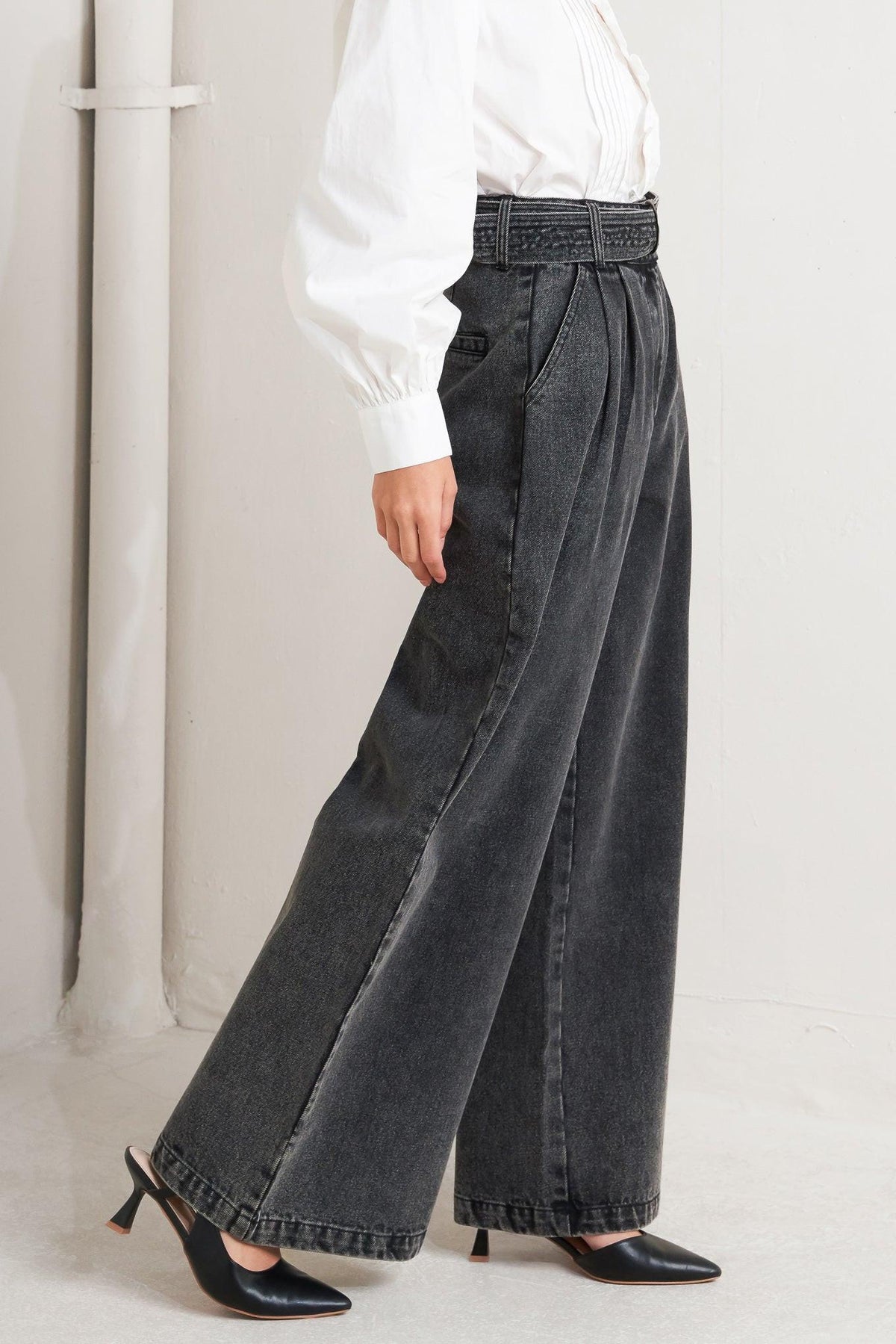 THINK OF ME DENIM PANTS