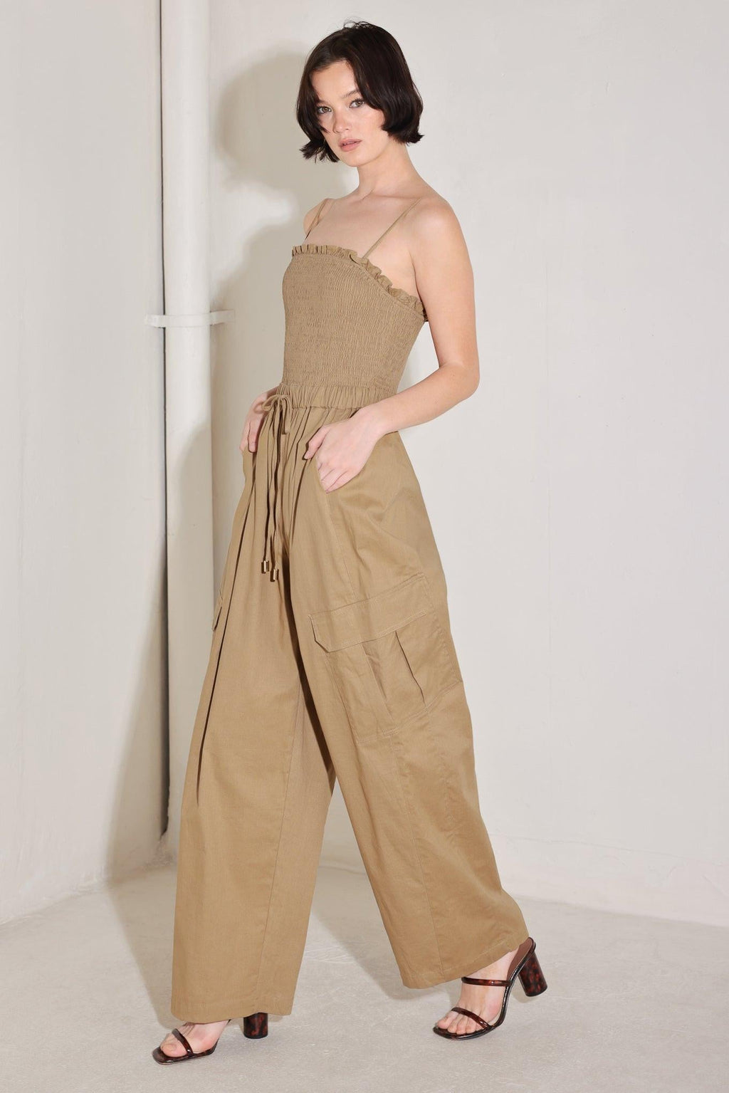 DESERT DAYDREAM WOVEN JUMPSUIT