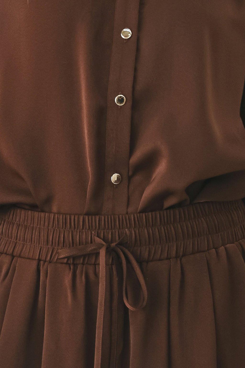CANYON BROWN WOVEN TOP