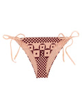 Fendi Women Micro Patchwork Bikini Briefs