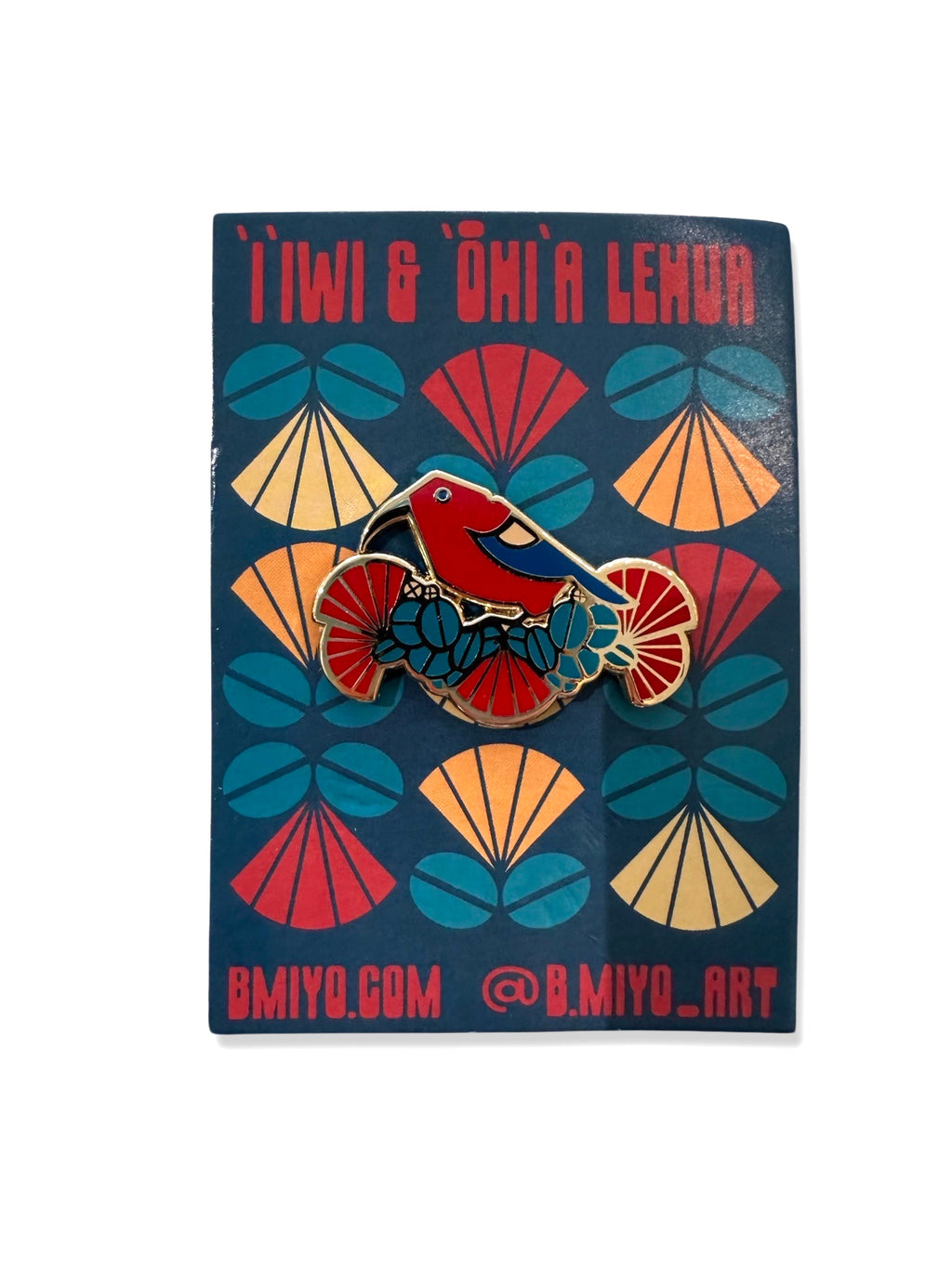 ʻIʻiwi & ‘Ōhiʻa Lehua Enamel Pin