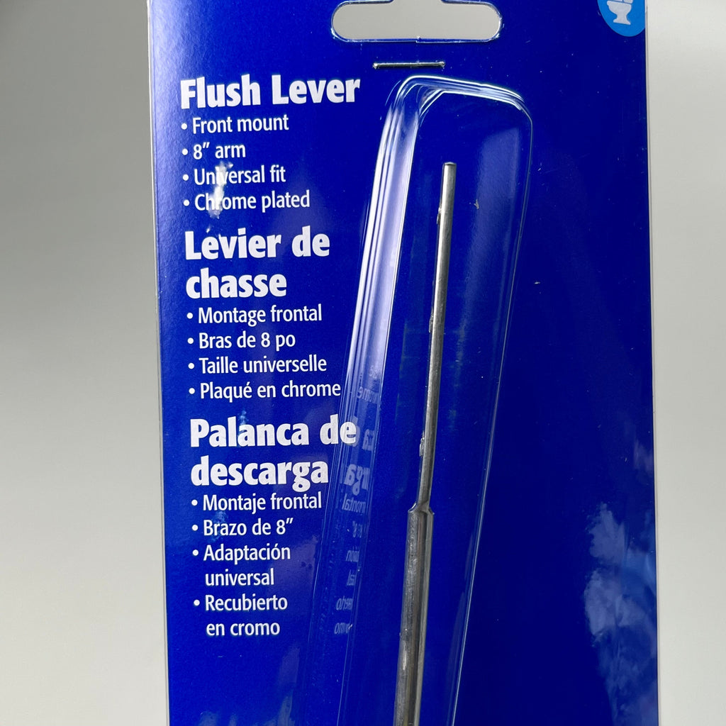 PLUMB PAK Flush Lever Front Mount Chrome Plated 8" Arm PP835-6