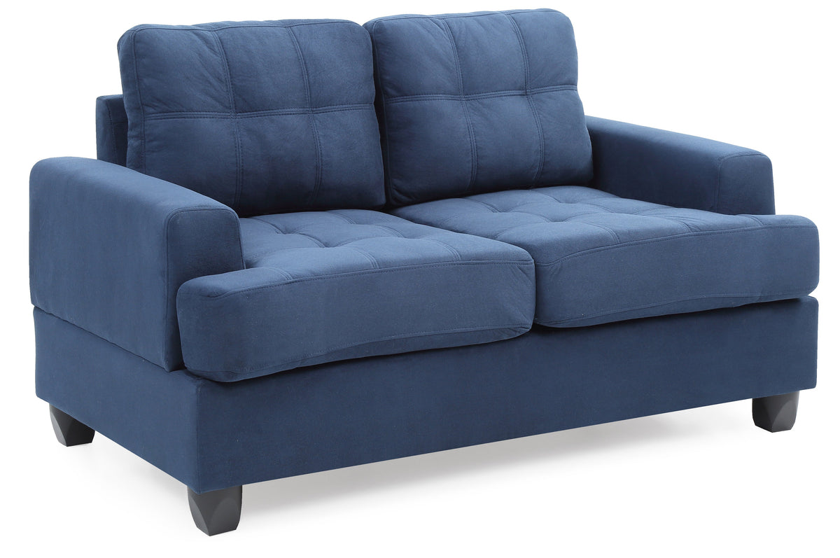 Chic Transitional Loveseat