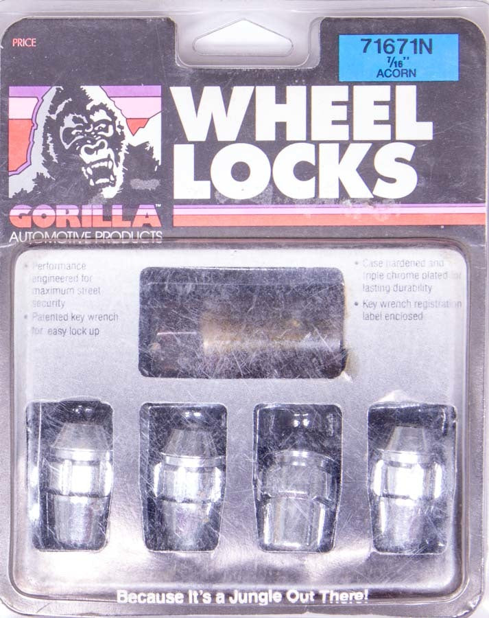 Wheel Lock 1/2 Acorn (4) - 71681N