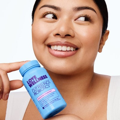 Love Wellness Gut Feelings Probiotics for a Healthy Gut & Immunity 30ct - Imperfect Container