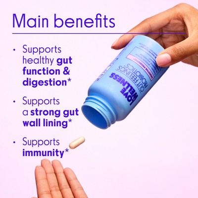 Love Wellness Gut Feelings Probiotics for a Healthy Gut & Immunity 30ct - Imperfect Container
