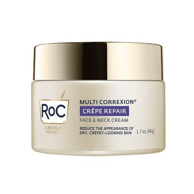 RoC Face & Neck Anti-Aging Moisturizer Firming Cream for Crepey Skin 1.7 fl oz - Imperfect Box