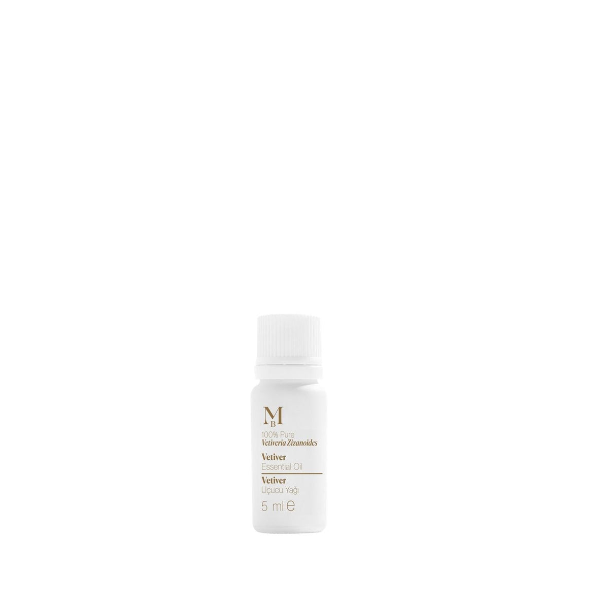 Misbahçe Vetiver Essential Oil 5ml - Calming Aromatherapy for Relaxation & Skincare, Natural Wellness Product