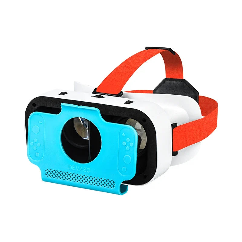 VR Viewing Headset | Adjustable Strap & Lens Settings | Compatible Switch VR Content