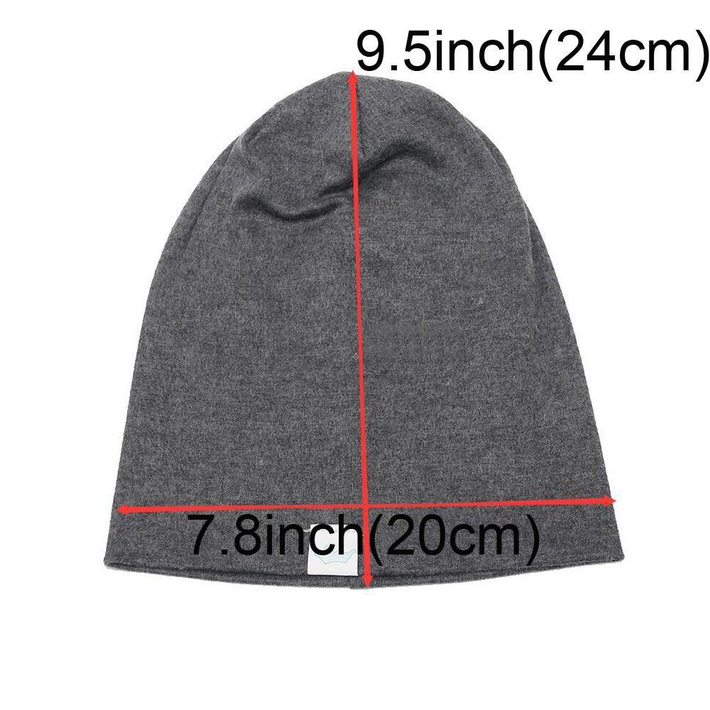 Cute Solid Knitted Cotton Hats Cap for Newborn Baby Autumn Winter Warm Style Caps for Boys
