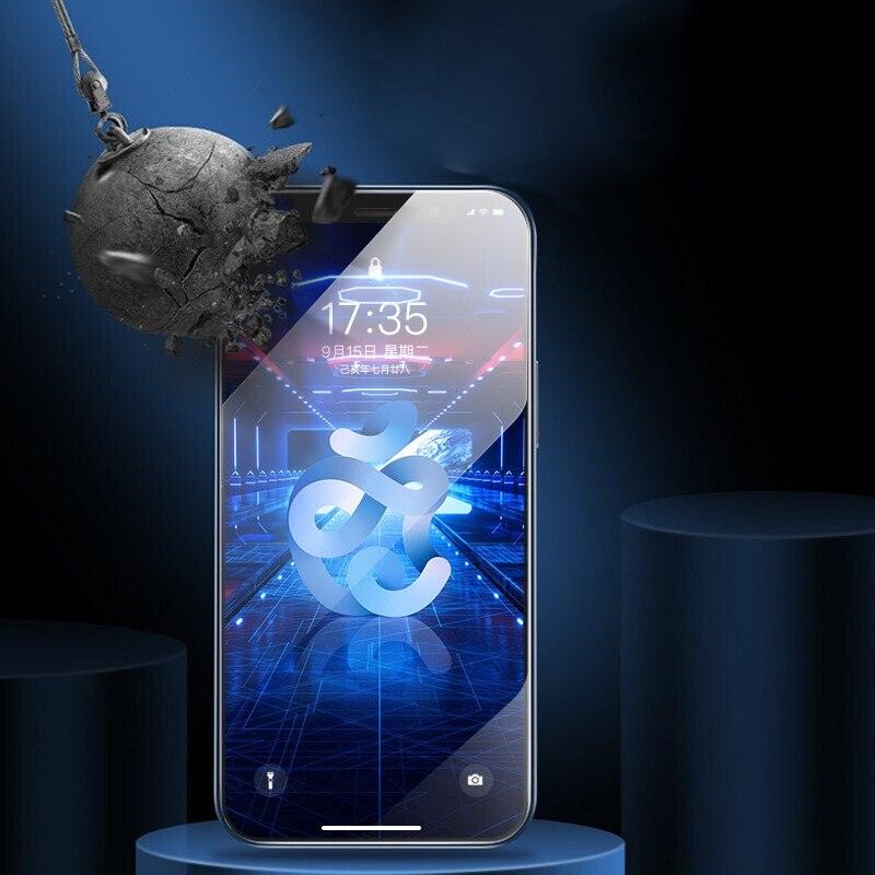 3PCS New Tempered Glass Screen Protectors For iPhone 12 12 Max/12 Pro Front film iPhone X 6/6s 7 8 11 Pro Max Screen Protector Tempered Glass Film Screen Protector For iPhone