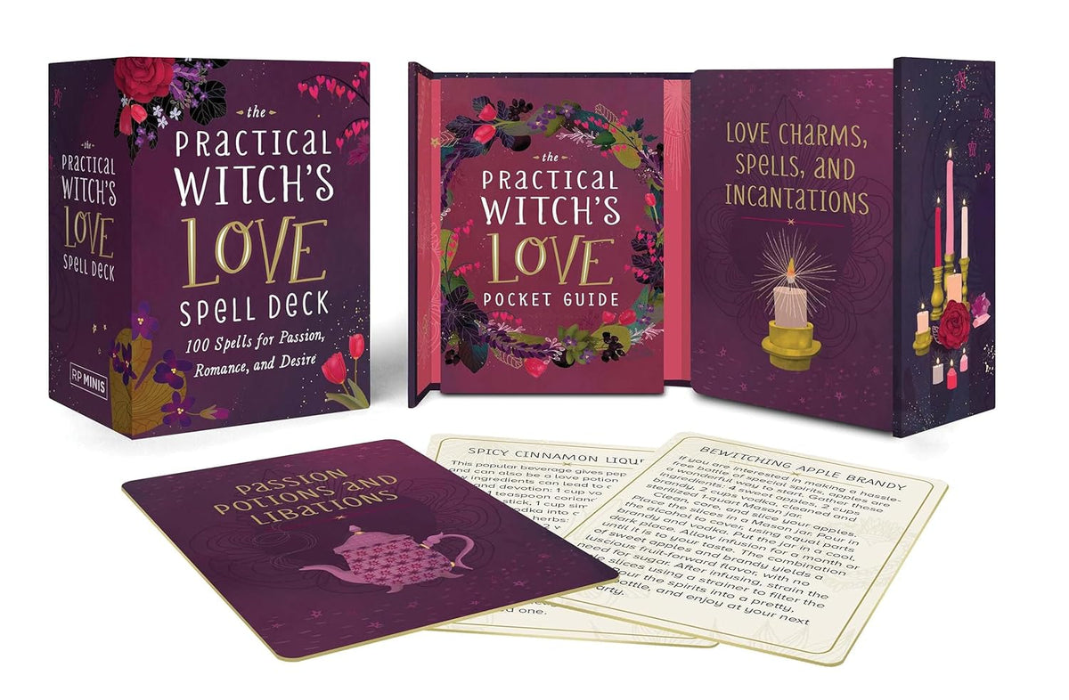 RP Minis: The Practical Witch’s Love Spell Deck - 100 Spells for Passion, Romance, and Desire