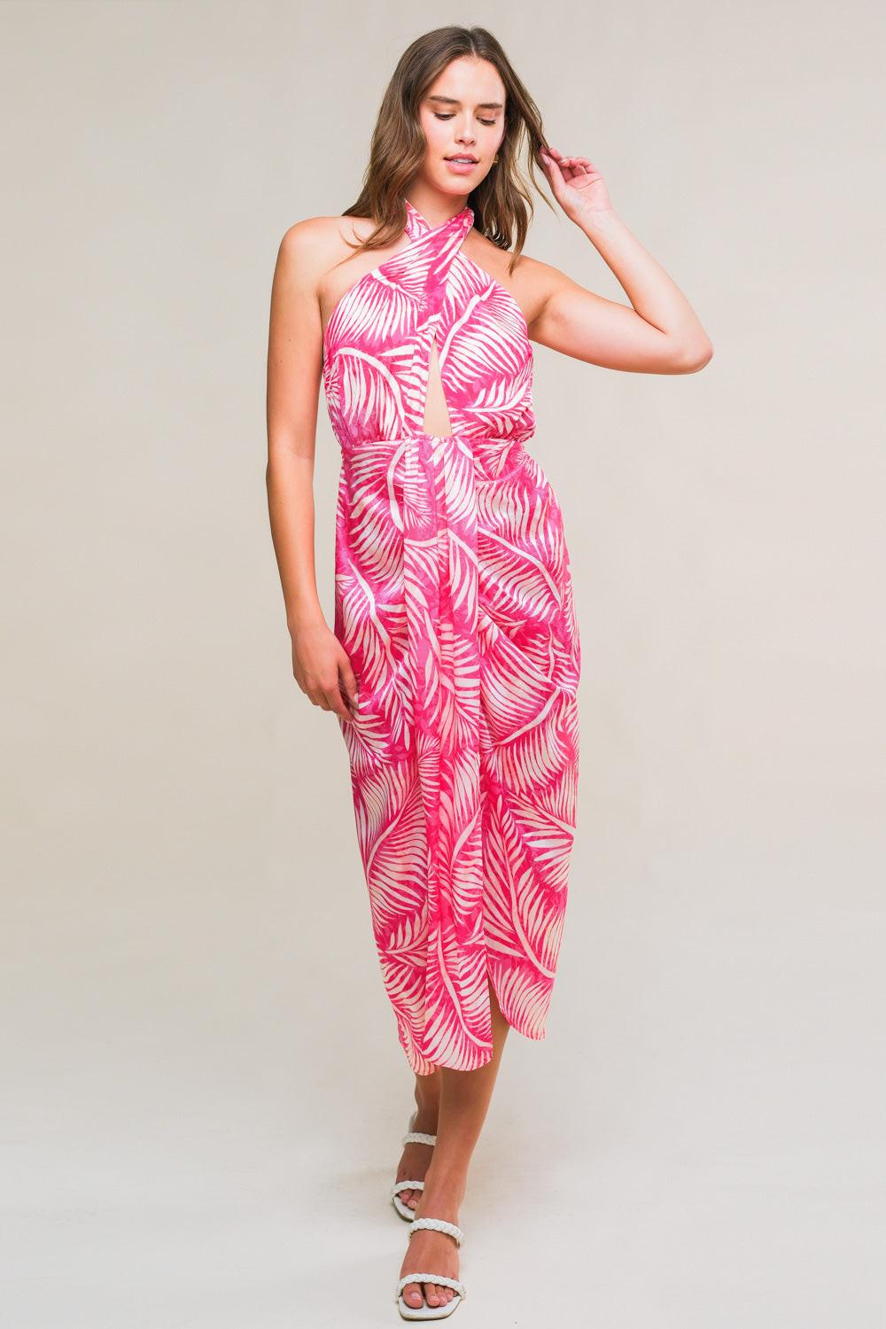 BREEZY WALKS MIDI DRESS