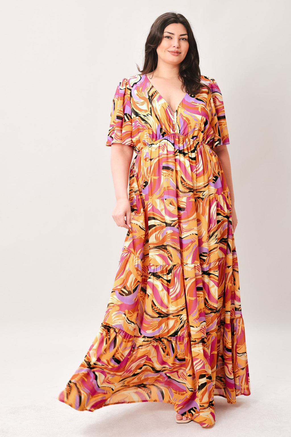REFRESHING VIBE WOVEN MAXI DRESS