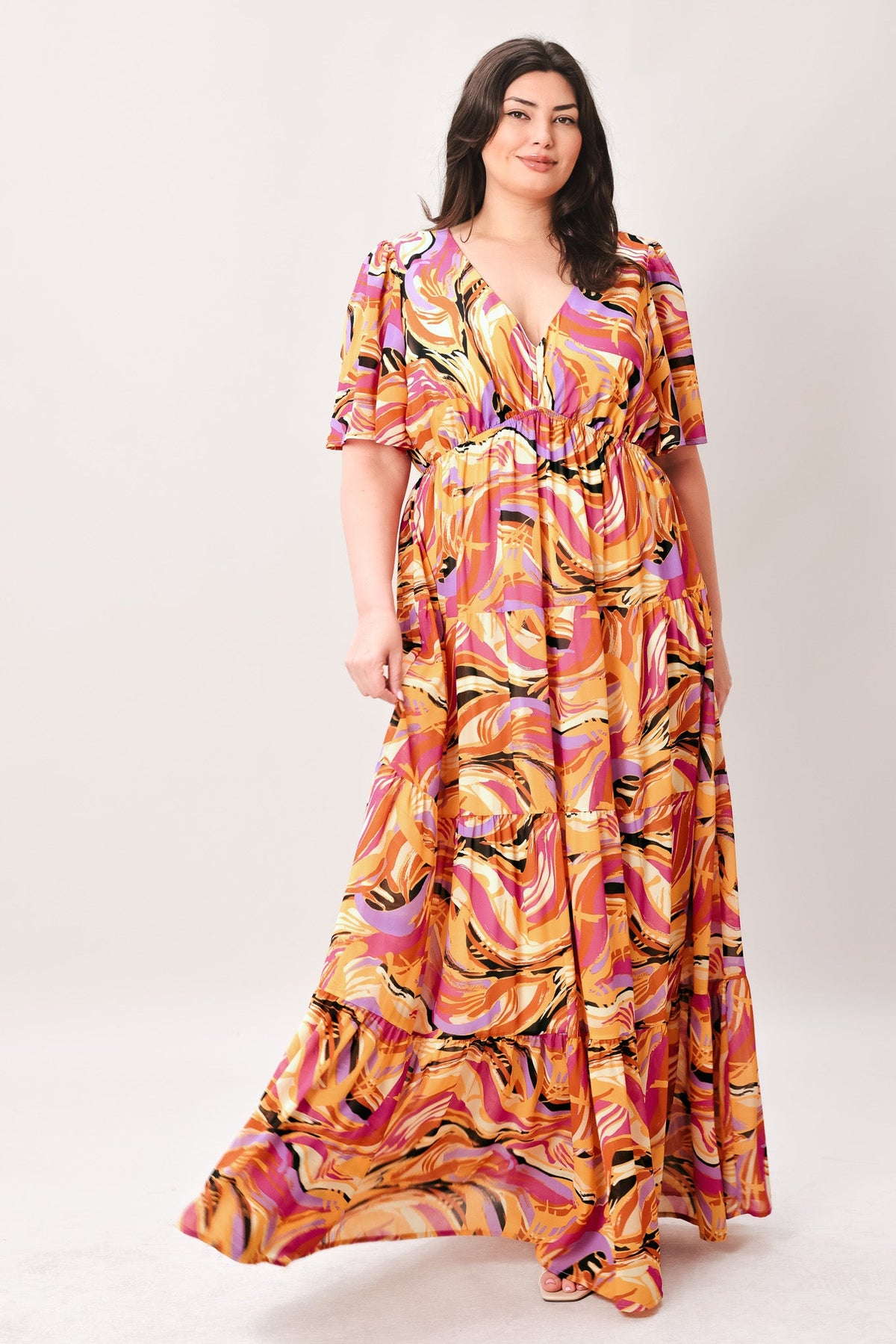 REFRESHING VIBE WOVEN MAXI DRESS