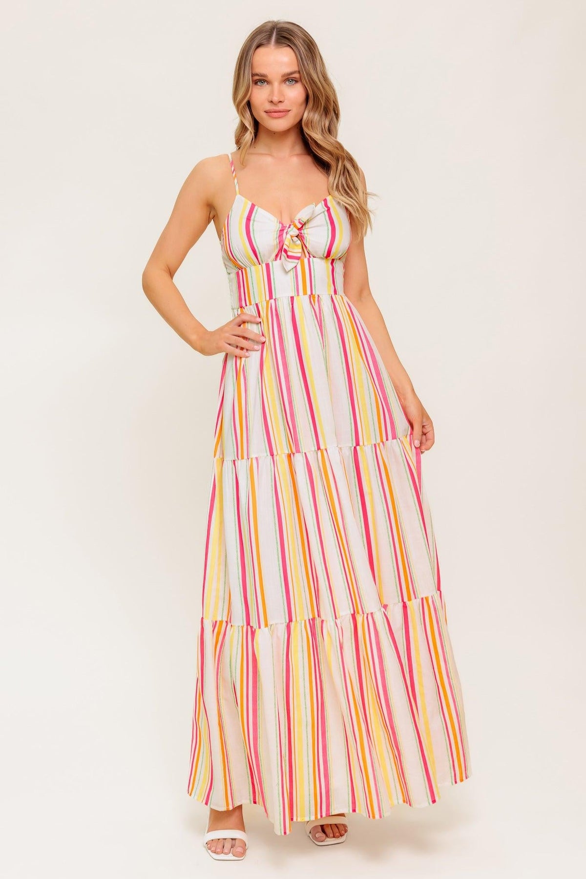 SEE THE GOOD WOVEN MAXI DRESS