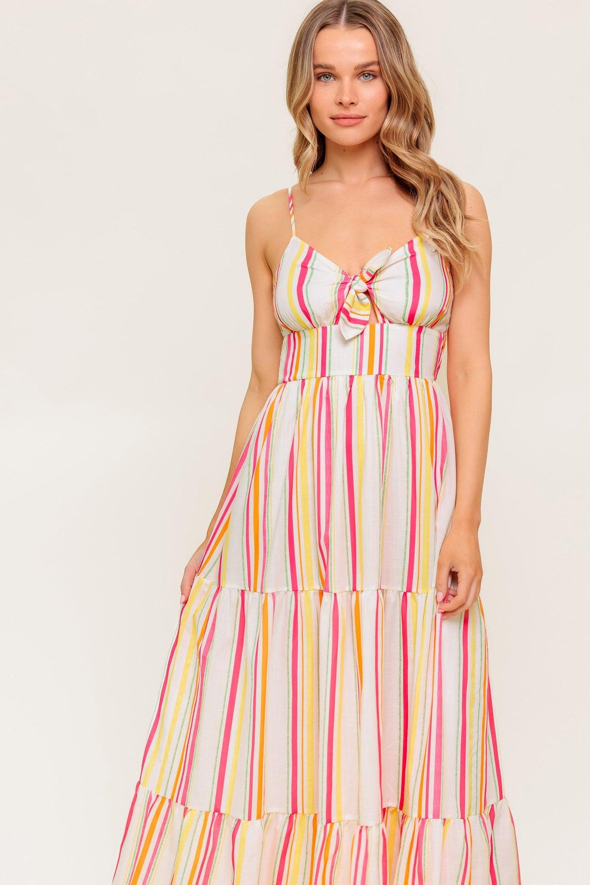 SEE THE GOOD WOVEN MAXI DRESS