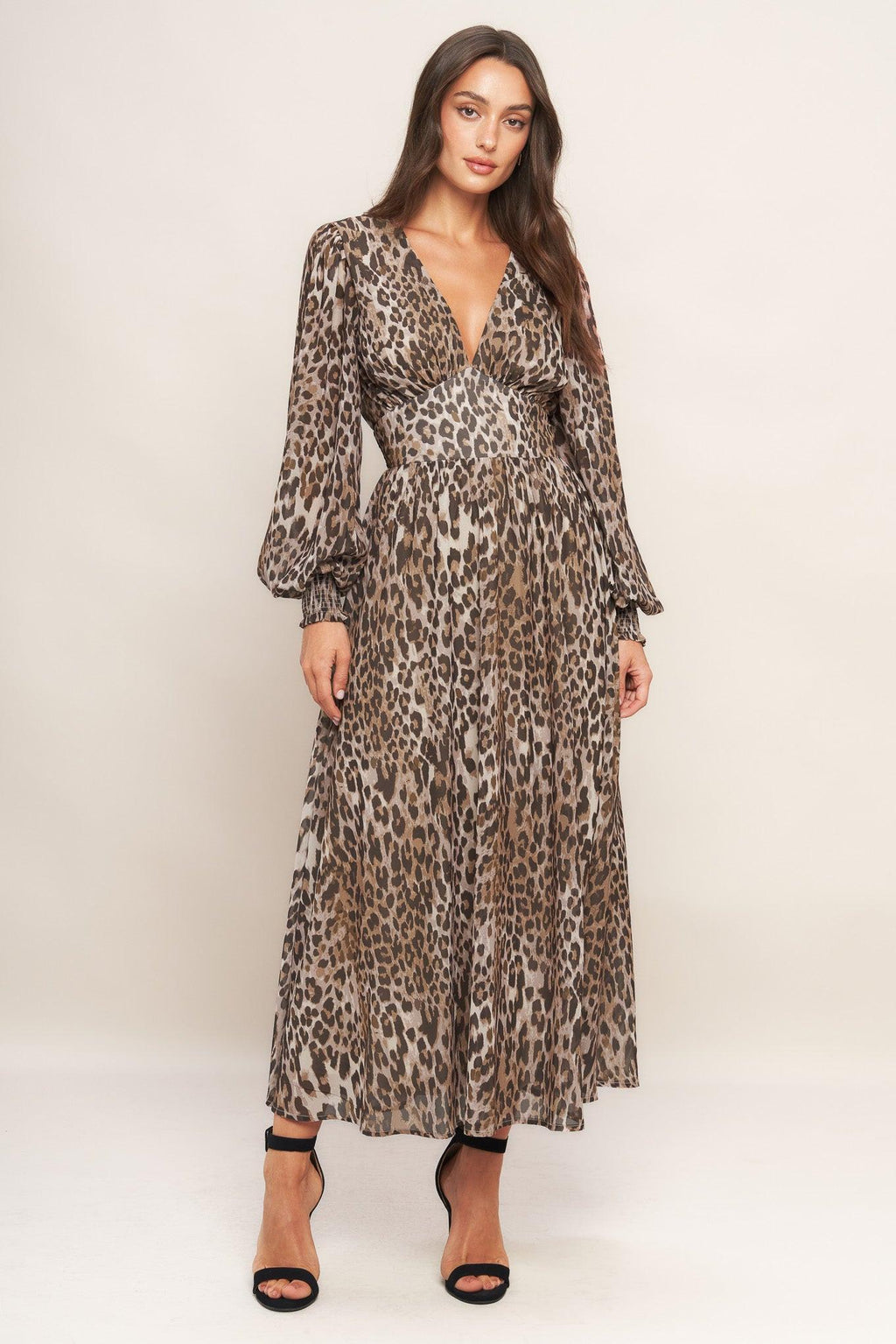 DESERT WALTZ WOVEN MIDI DRESS