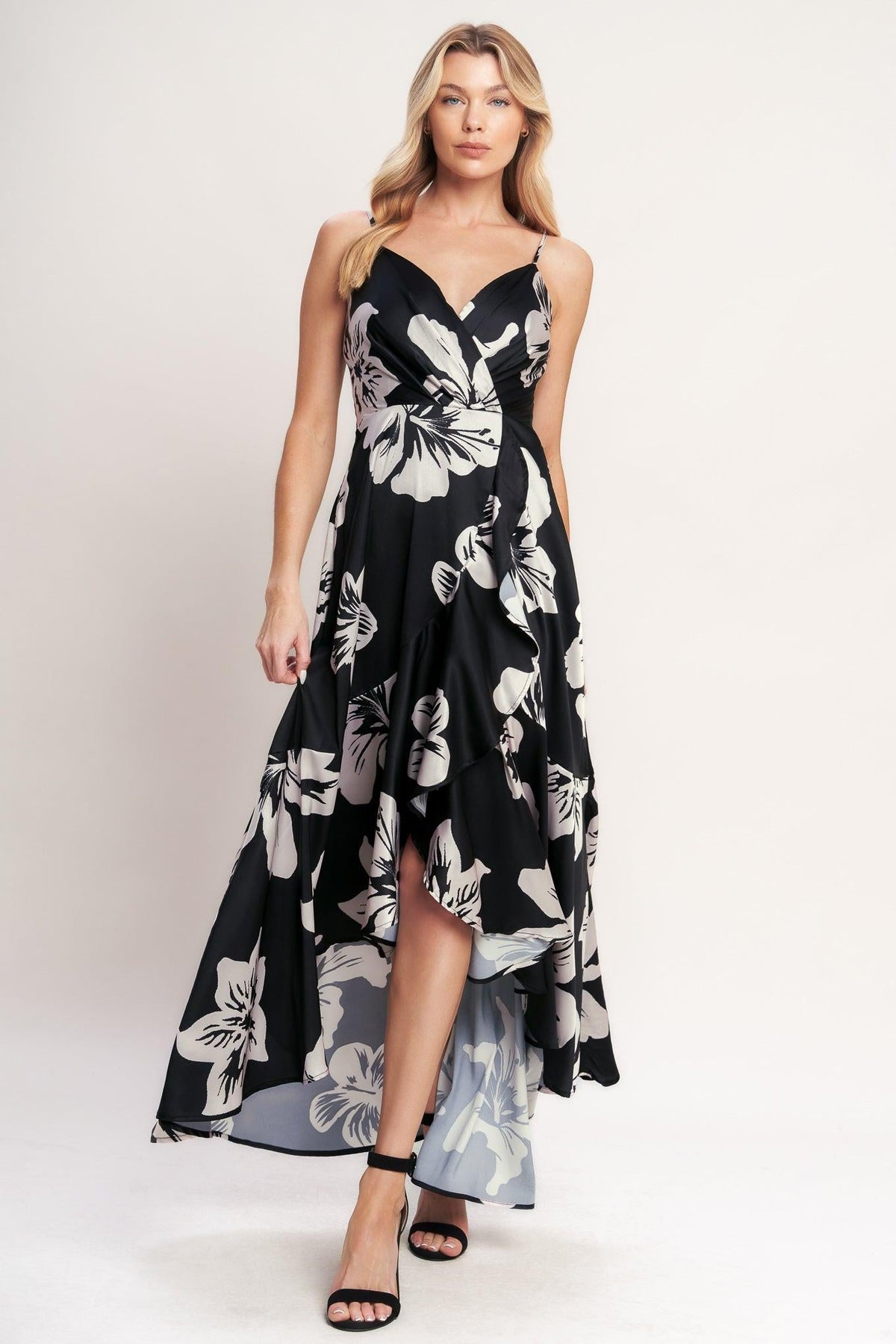 ETERNAL FLORA WOVEN MAXI DRESS