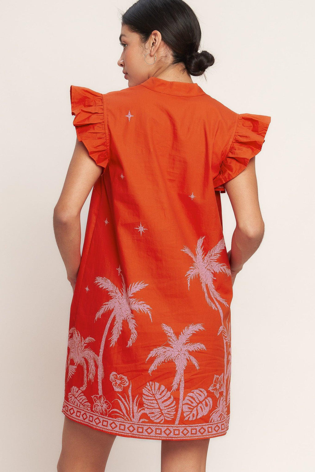 ISLAND STATE OF MIND WOVEN MINI DRESS