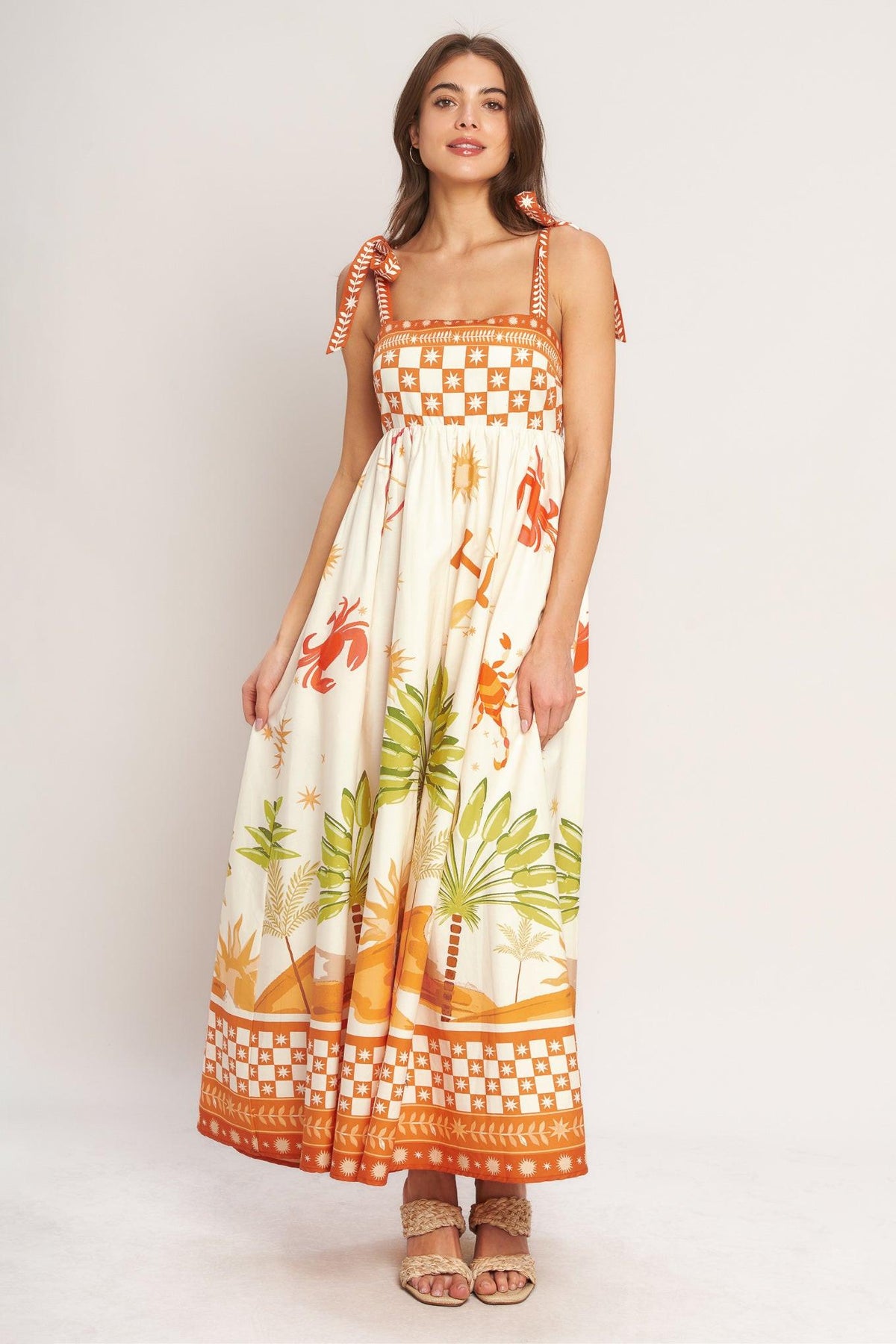 PALM COAST DREAM WOVEN MAXI DRESS