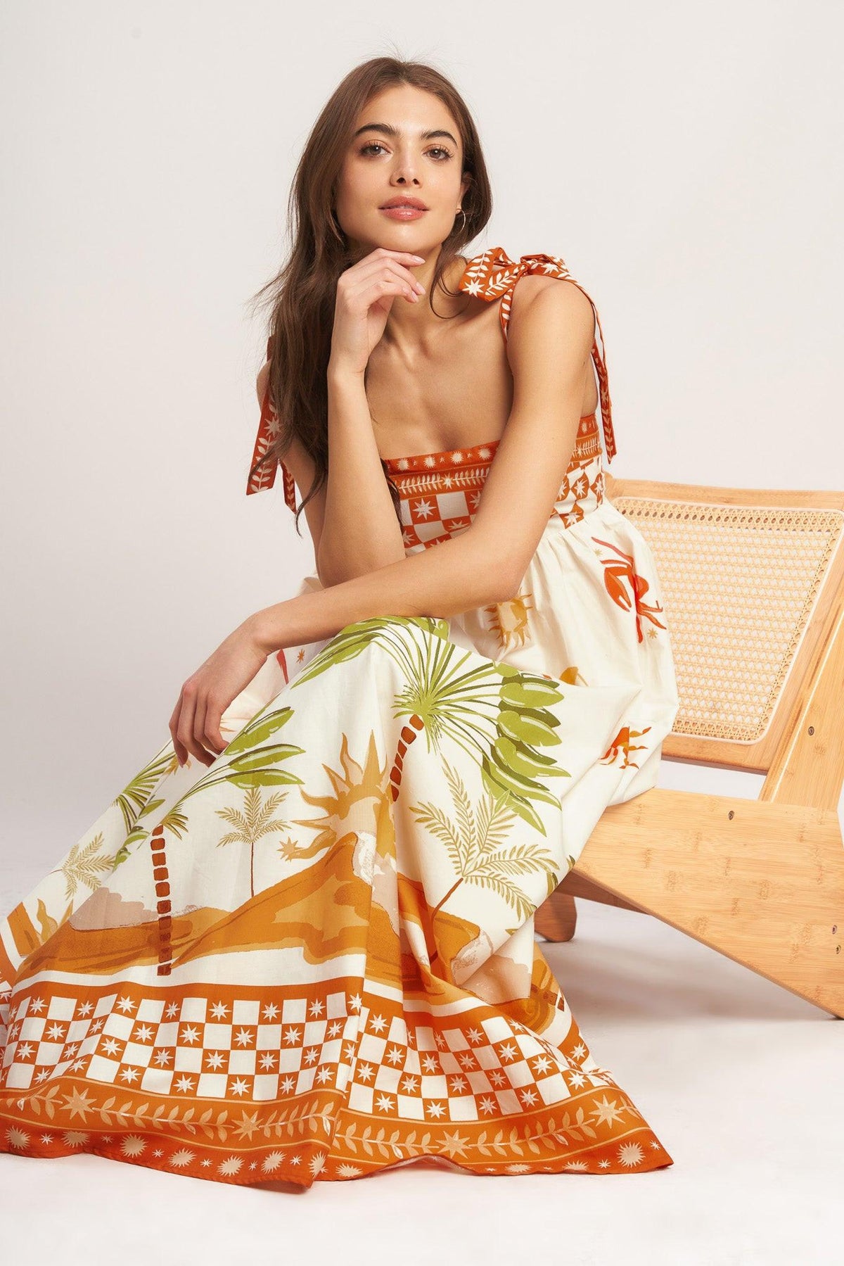 PALM COAST DREAM WOVEN MAXI DRESS