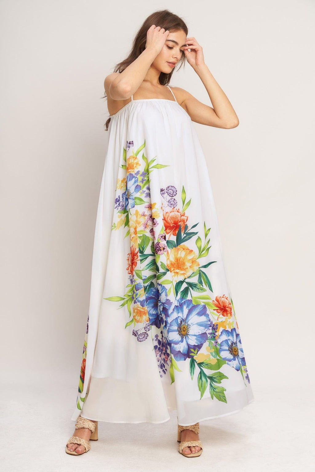 GARDEN AIR WOVEN ANKLE DRESS