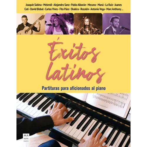 Éxitos Latinos (Partituras): Partituras Para Aficionados Al Piano - Paperback