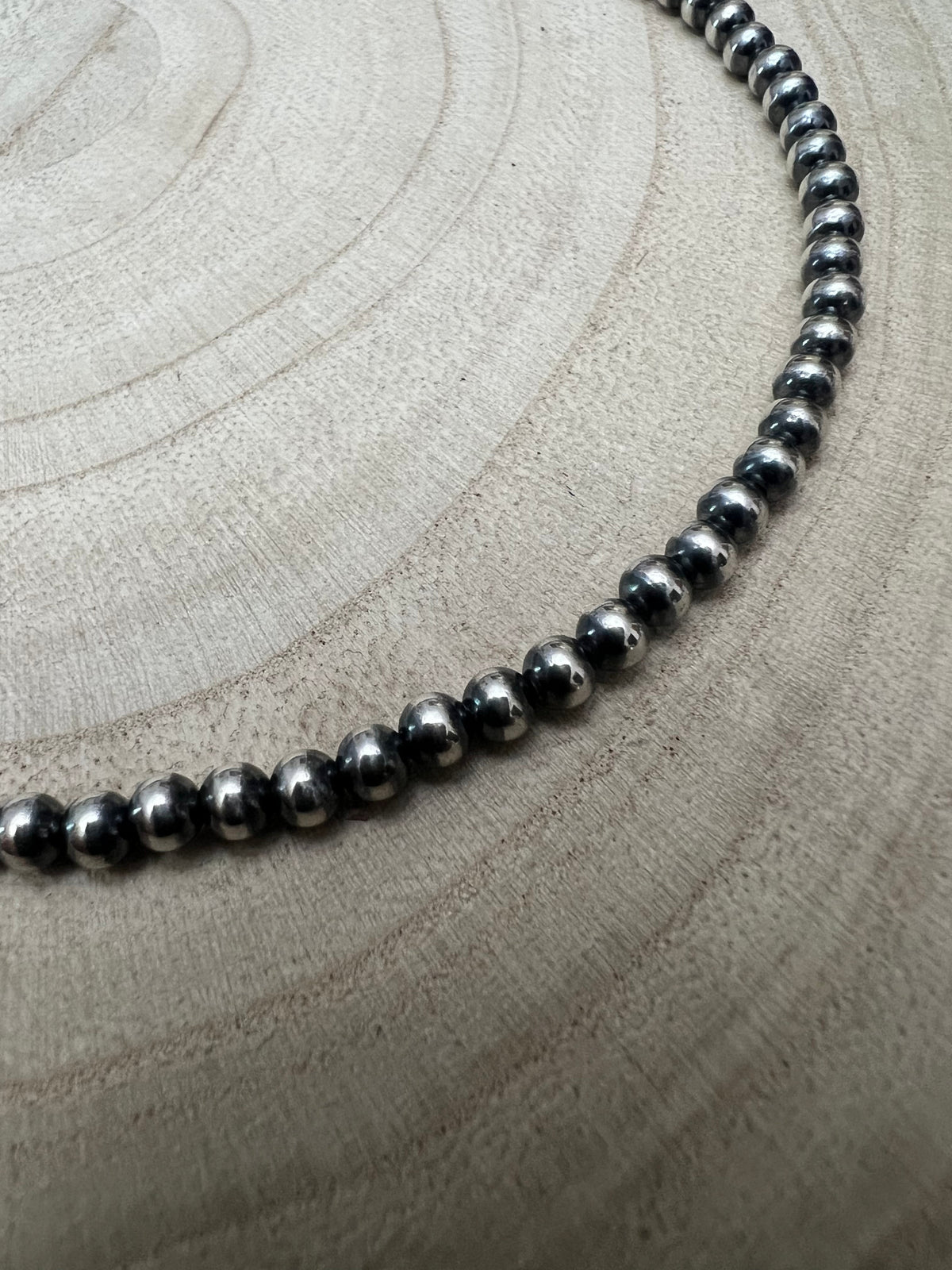 4mm Sterling Pearl Choker — 14 inch