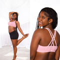 The Atlas Bra Top - Petal Pink