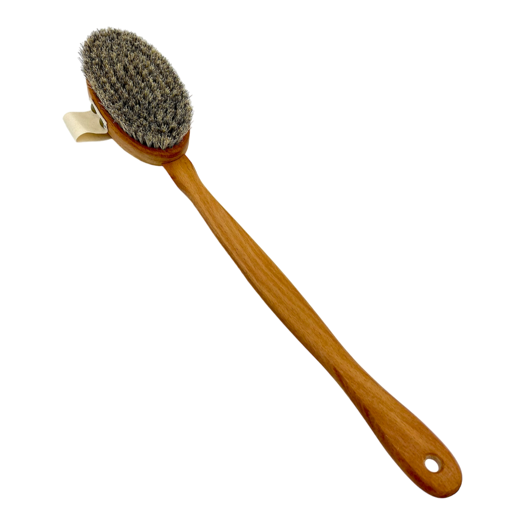 Dural Steamed Beech Wood Bath Brush With Horse Hair / Sisal Bristles