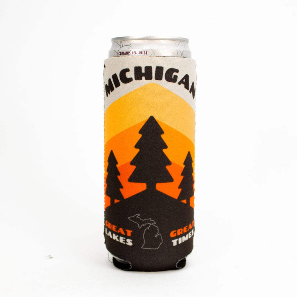Slim Can Coozie - Michigan Pines