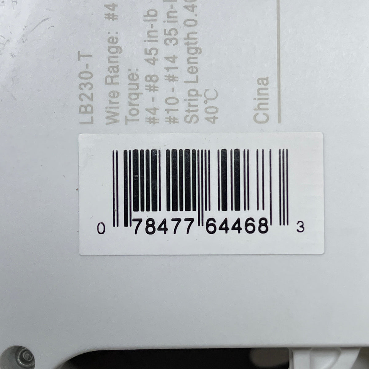 LEVITON 30A 2-Pole Plug-In Circuit Breaker 120/240V White 200-LB230-T (New)