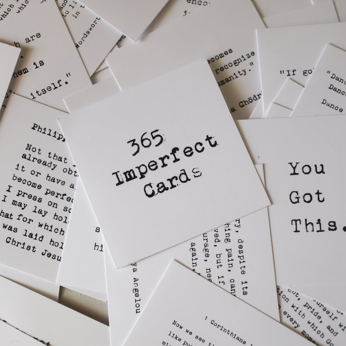 365 Imperfect Cards