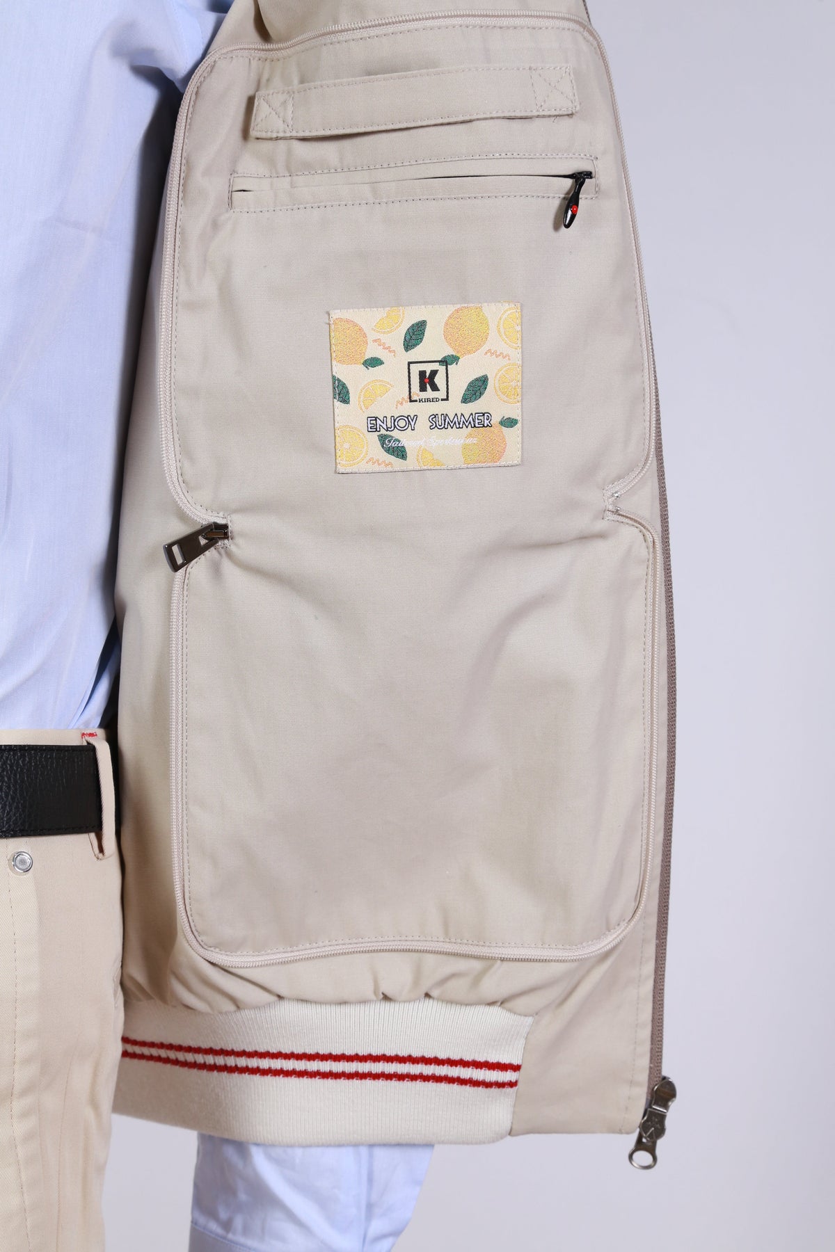 Kired by Kiton Linen-Cotton Vest