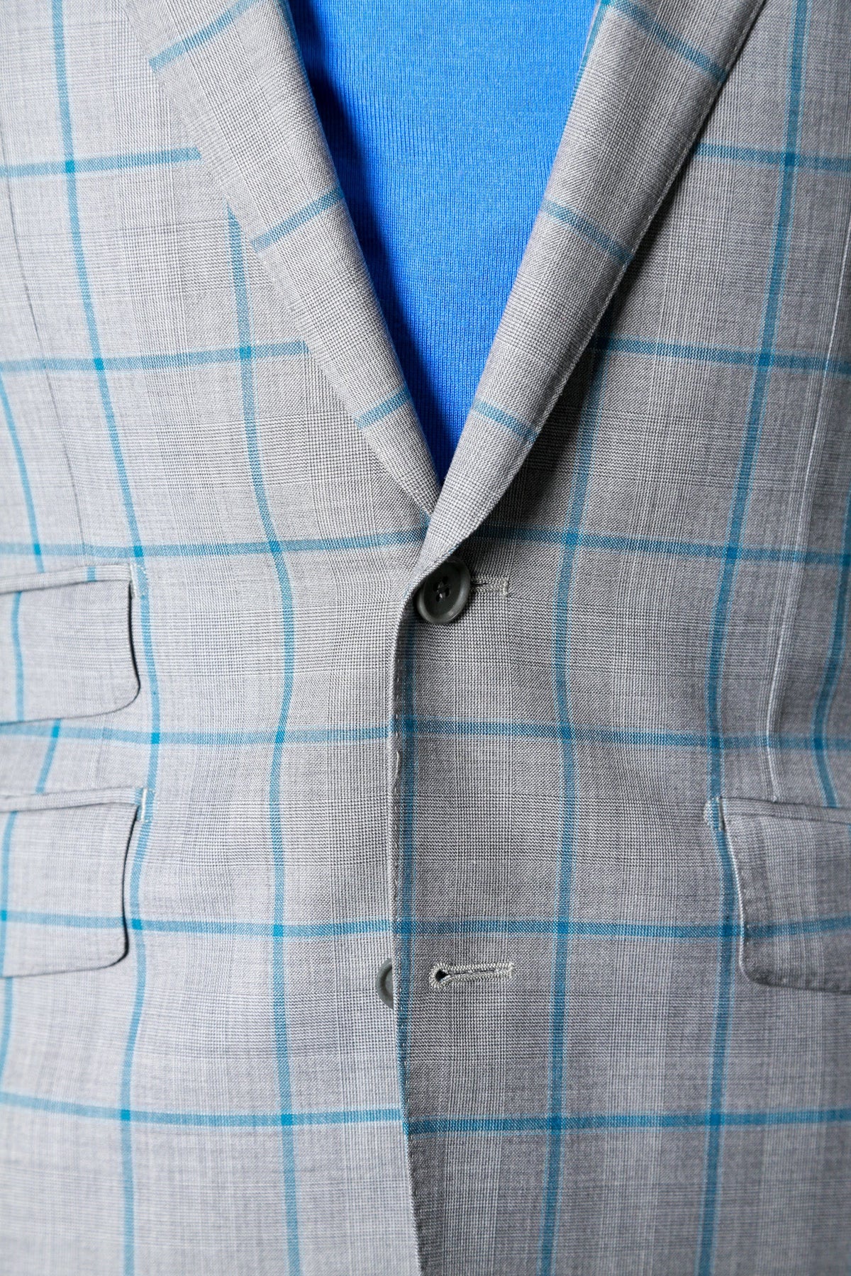 Carlo Barbera Checked Wool Suit (Super 170's Wool)