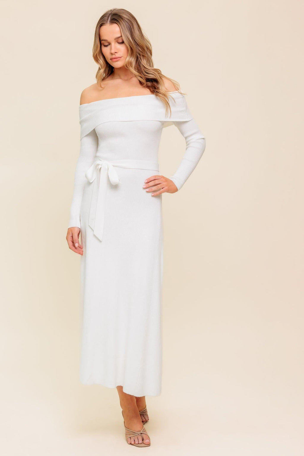ALL A FANTASY SWEATER MIDI DRESS