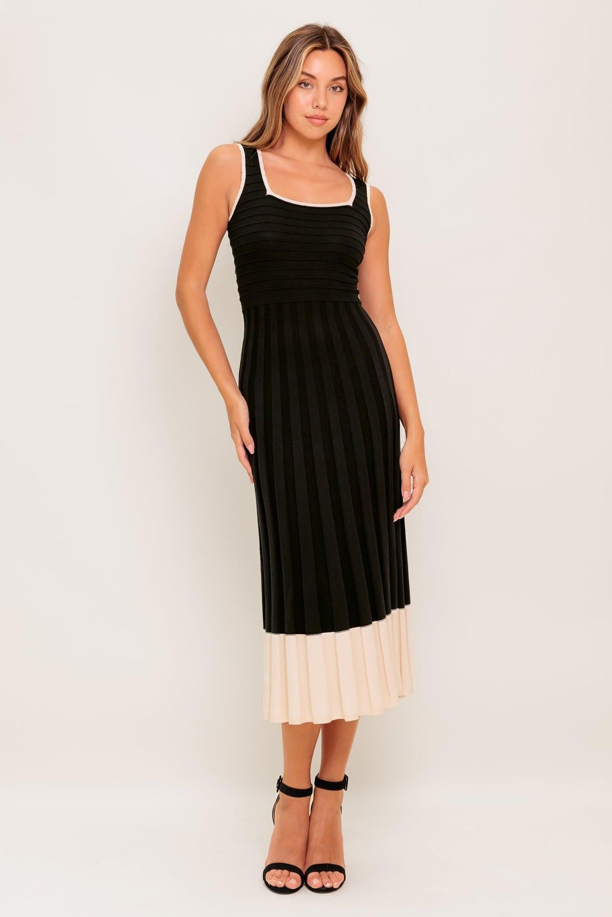 MODERN MUSE KNIT MIDI DRESS