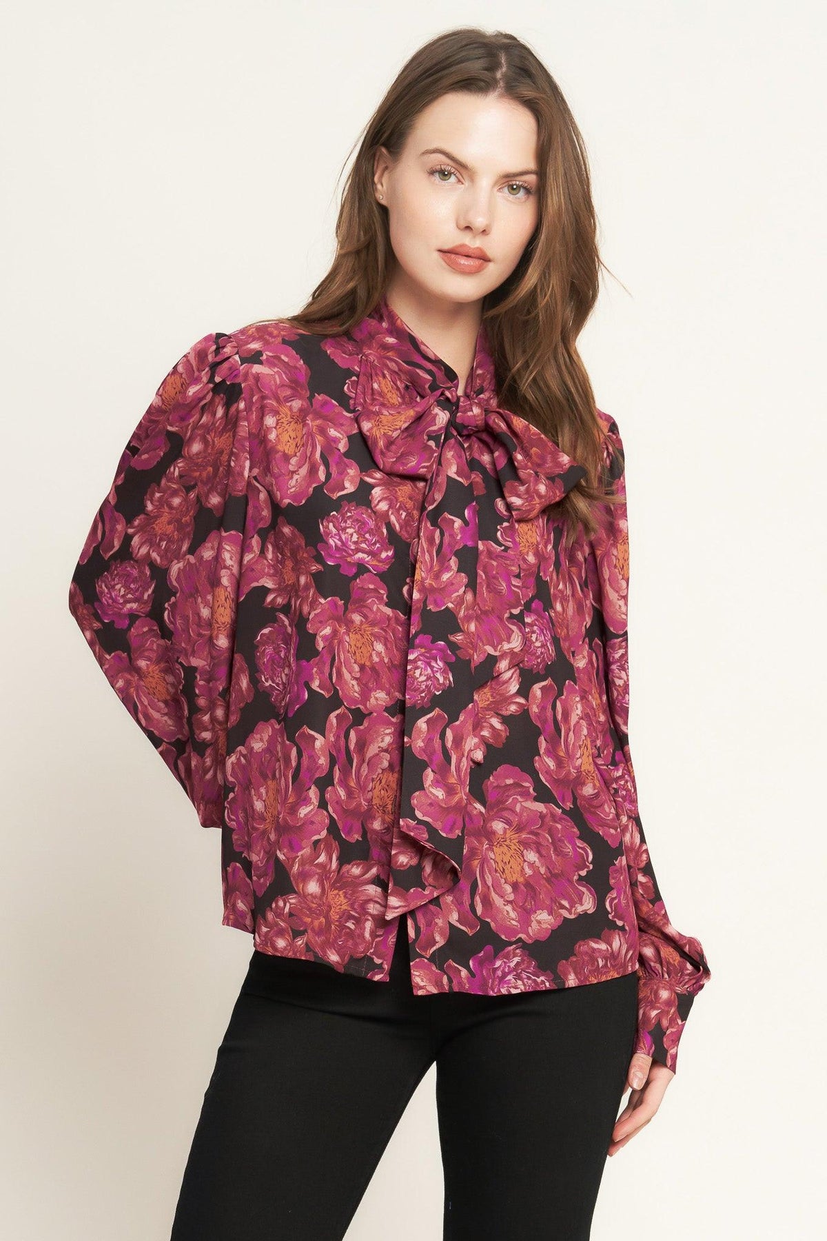 BEAUTIFUL EVENINGS WOVEN BLOUSE