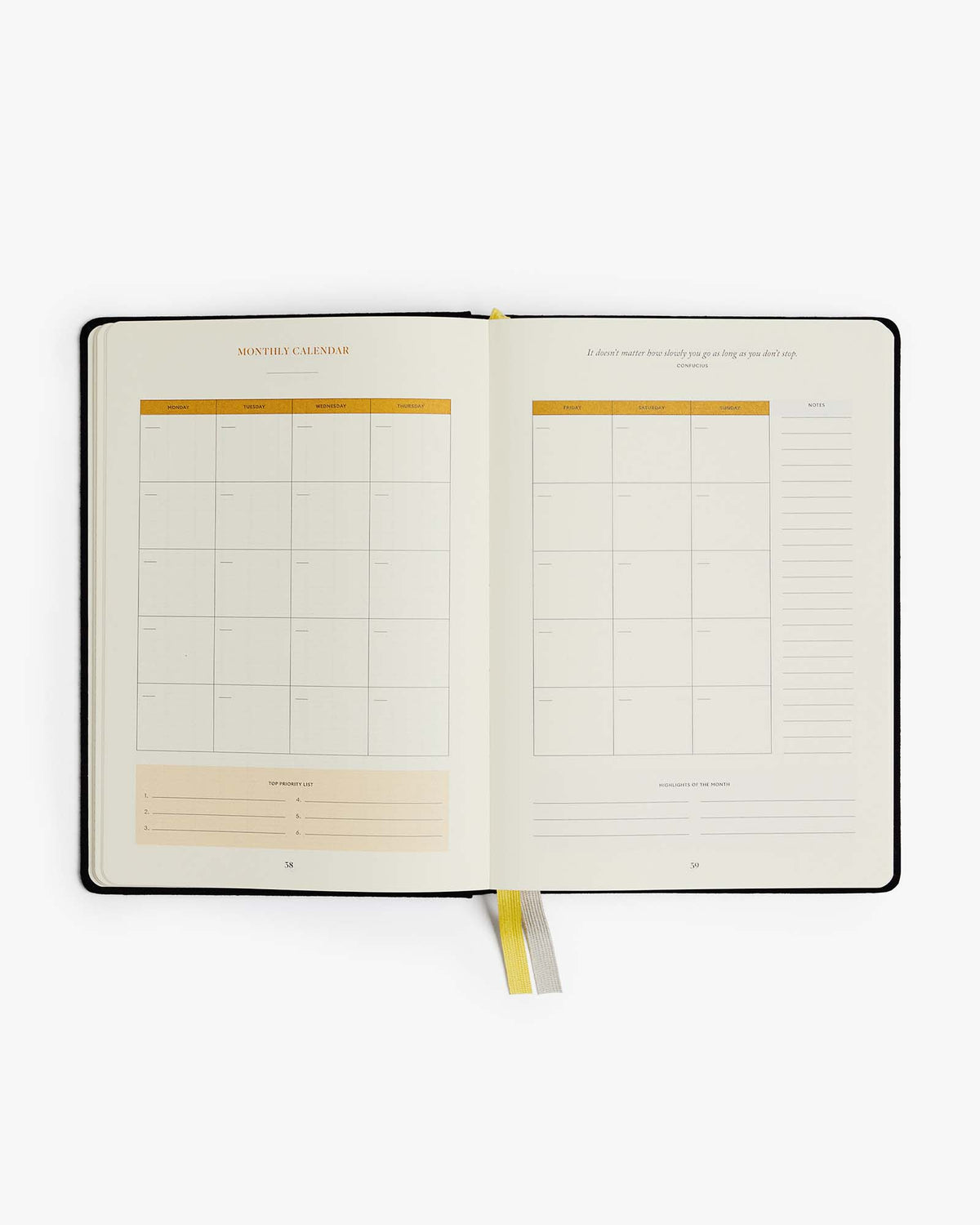 Productivity Planner - Black