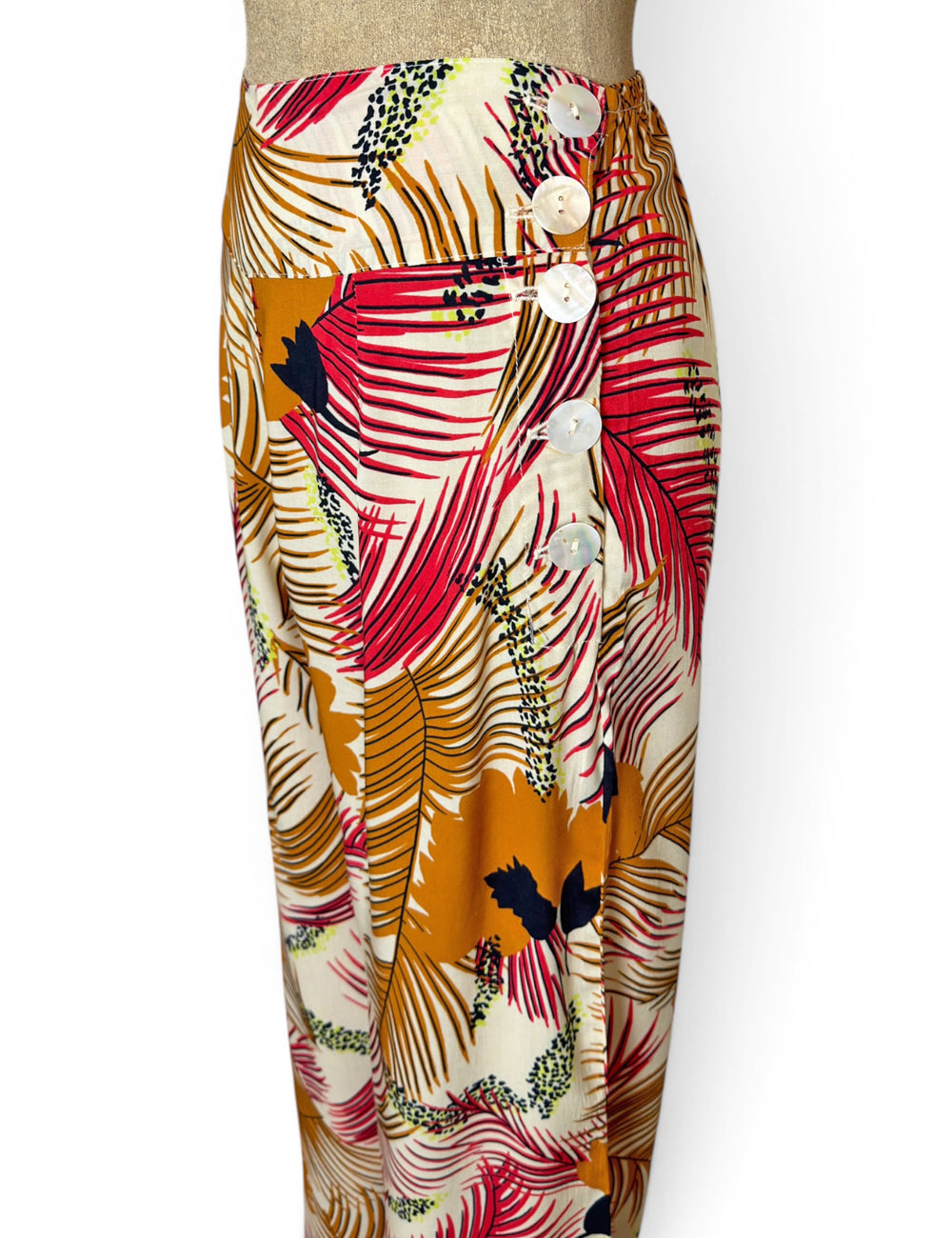 Island Sunset 1940s Style High Waisted Palazzo Pants