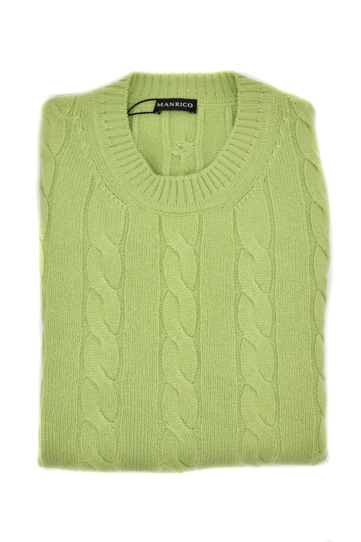 Manrico Cashmere Cable Knit Sweater
