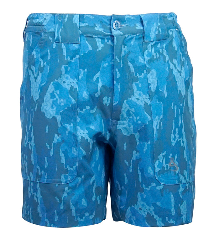 Men's Geo Camo Beer Can Lightweight Stretch Short