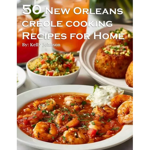 50 New Orleans Creole Cooking Recipes for Home - Paperback