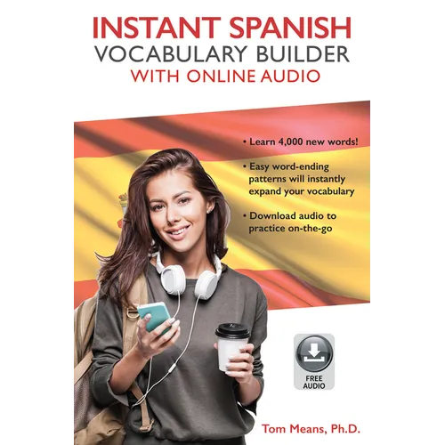 Instant Spanish Vocabulary Builder with Online Audio - Paperback