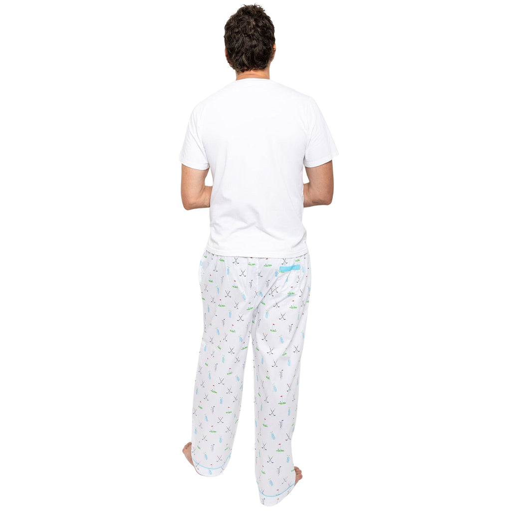 Men's Golf PJ Pants - Organic Cotton Poplin