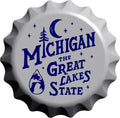 Metal Sign - Michigan Vintage 3D Bottle Cap