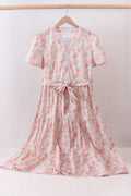 Floral romance tiered maxi dress