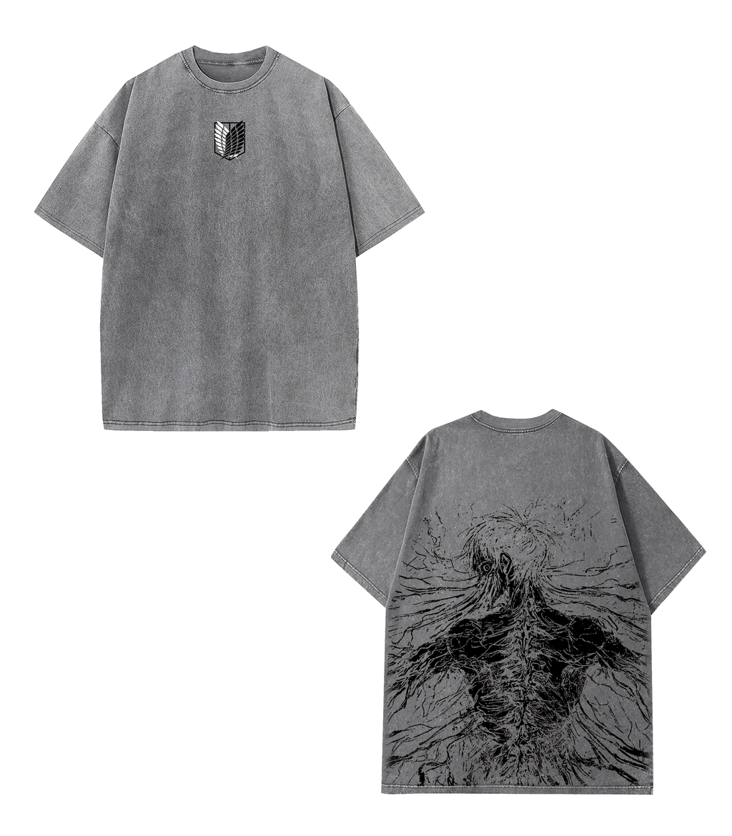 Eren Yeager Retro Heavy T-Shirt | Attack on Titan