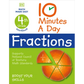 10 Minutes a Day Fractions, 4th Grade - Paperback